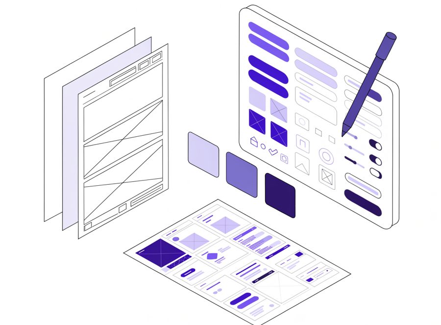 Product design illustration